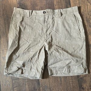 Amazon Essentials Men's Khaki Anchor Print Shorts